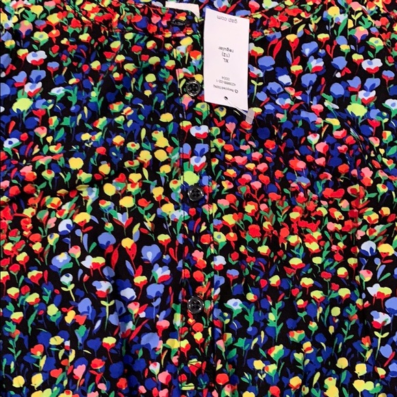 Gap Kids Floral Peasant Dress Size XL CUTE NWT - Picture 2 of 3